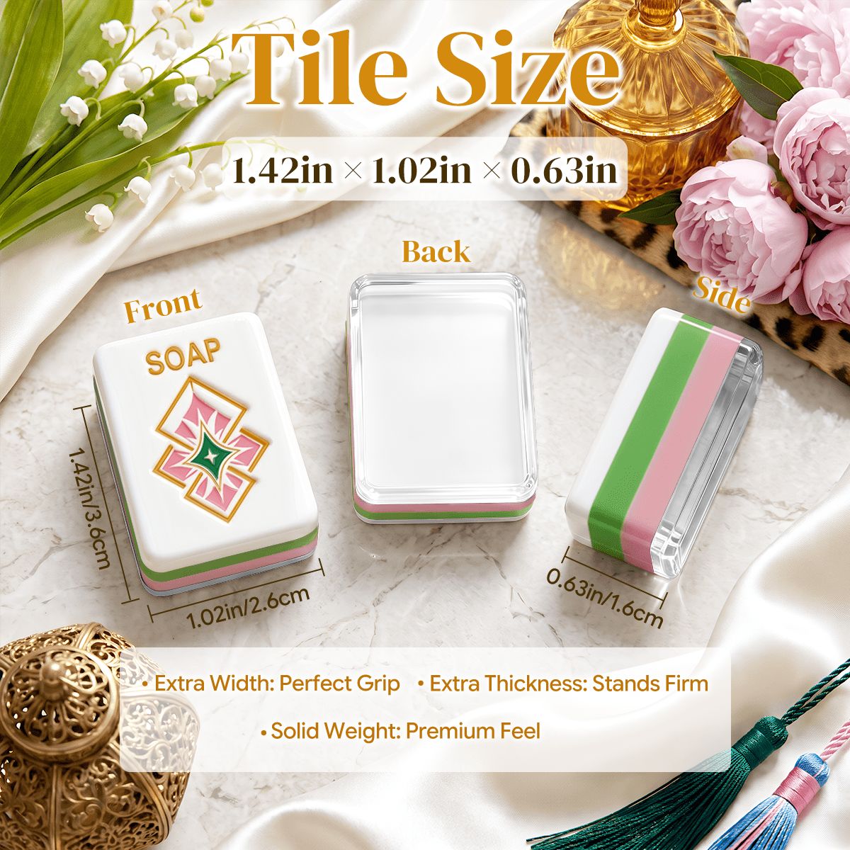 Glam Holiday Mahjong Set
