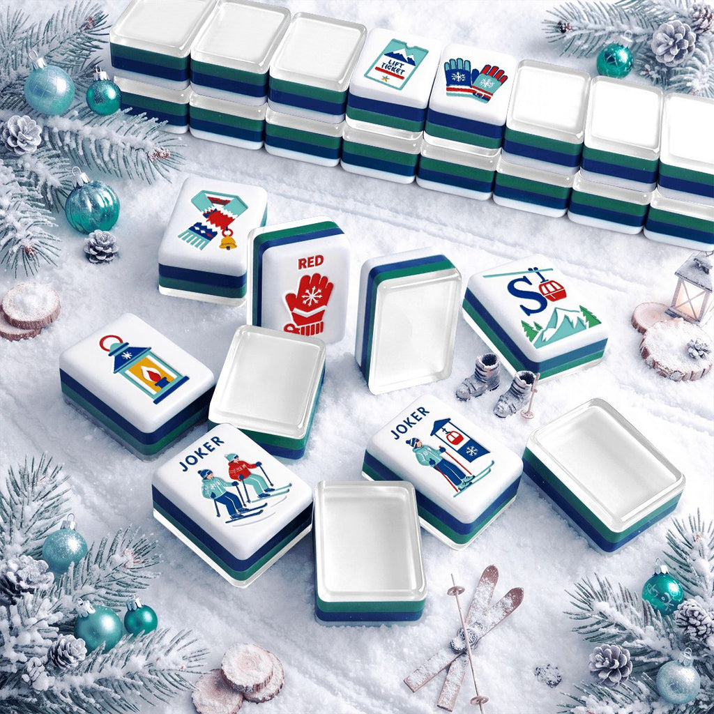 Après-Ski Winter Mahjong Set