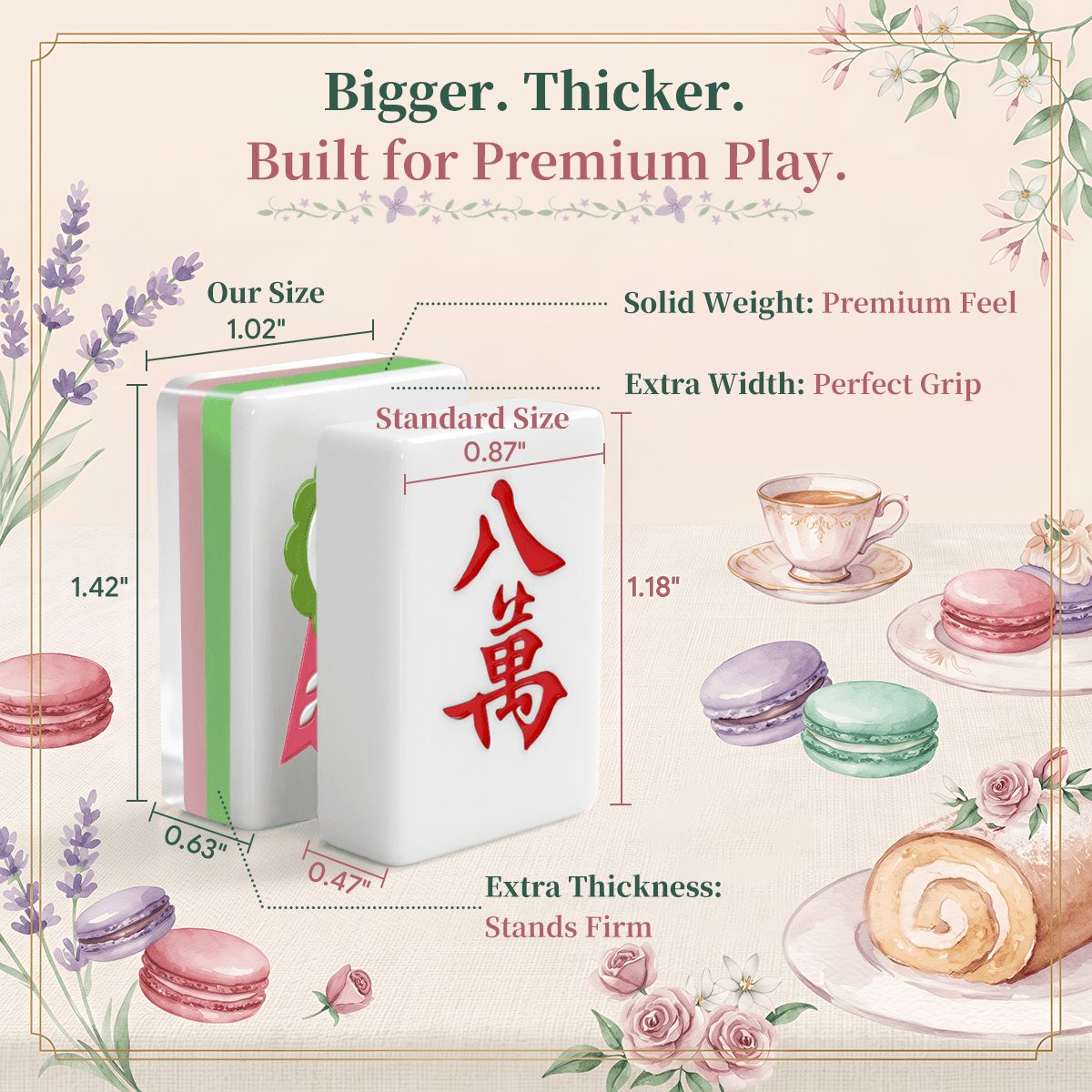 Scandi Folk Christmas Mahjong Set
