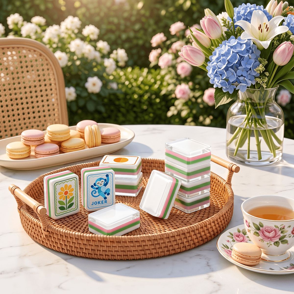 Modern Folk Mahjong Set