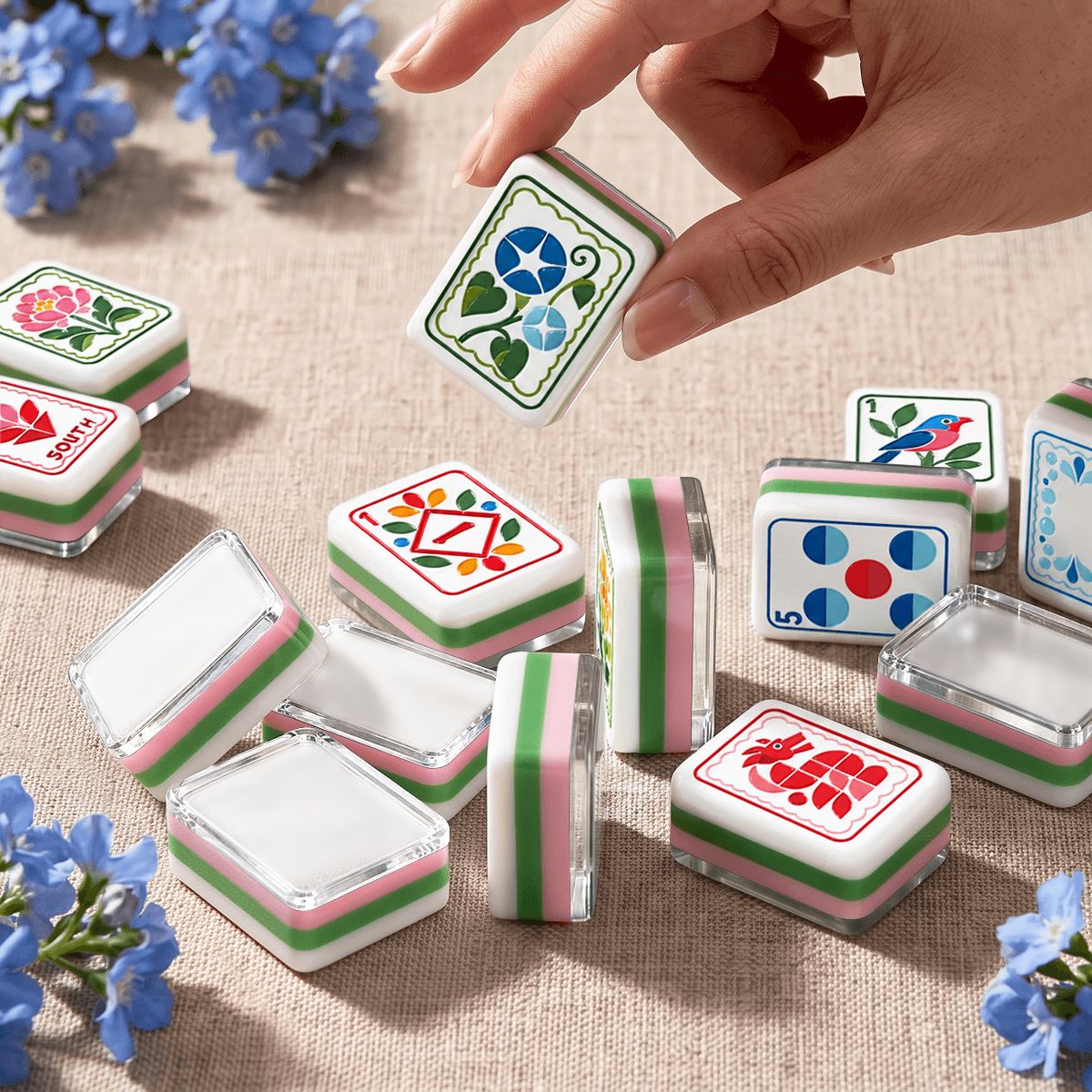 Modern Folk Mahjong Set