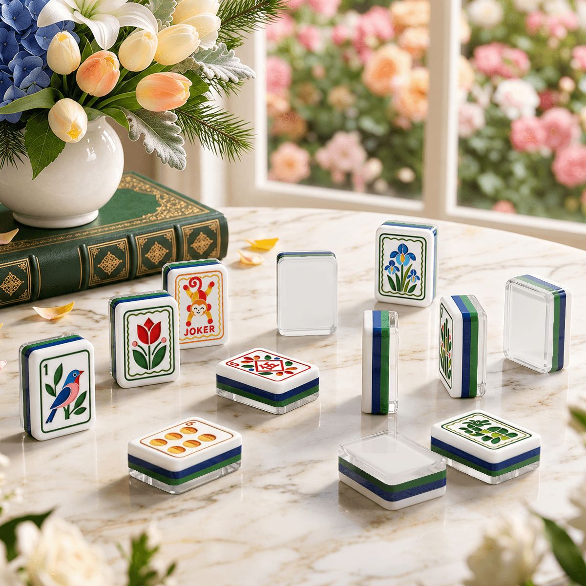 Modern Folk Mahjong Set