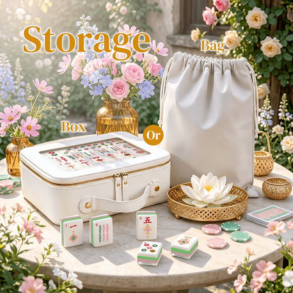 Glam Holiday Mahjong Set