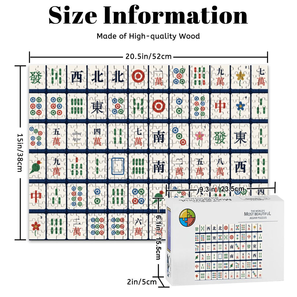 Puzzle size information