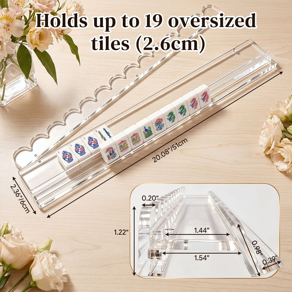 Mahjong Racks & Pushers, Set of 4