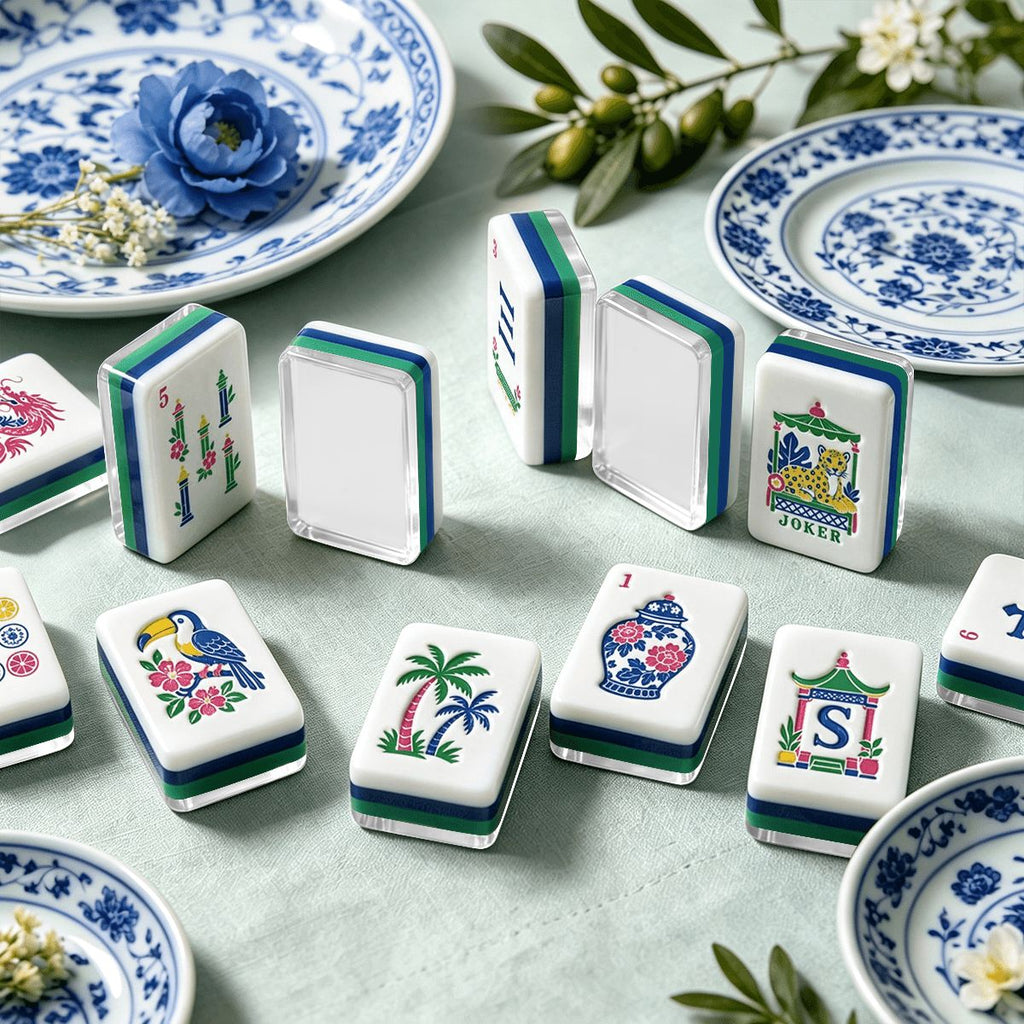 Chinoiserie Chic Mahjong Set