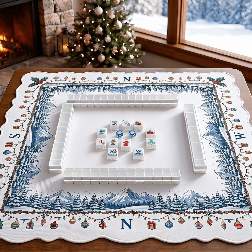 Alpine Slopes Christmas Mahjong Set