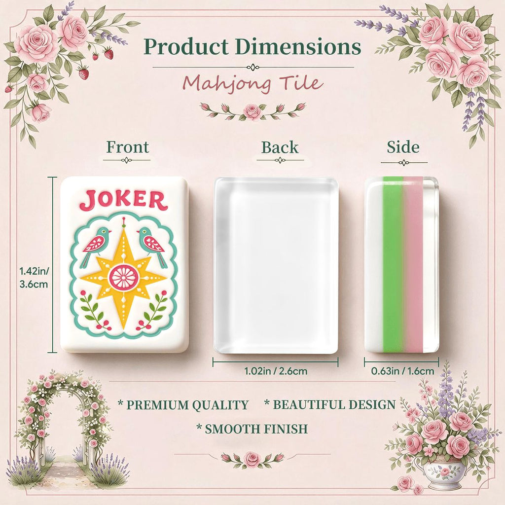 Scandi Folk Christmas Mahjong Set