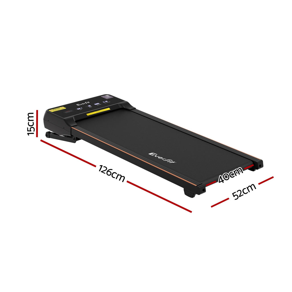 Everfit Walking Pad Treadmill, 20% Auto Incline, 40cm Belt