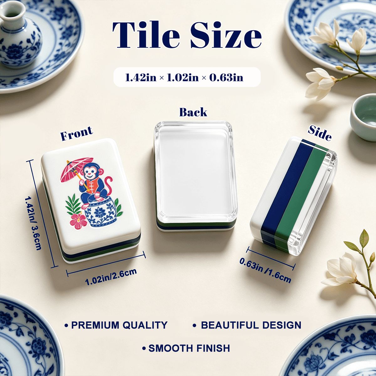 Chinoiserie Chic Mahjong Set