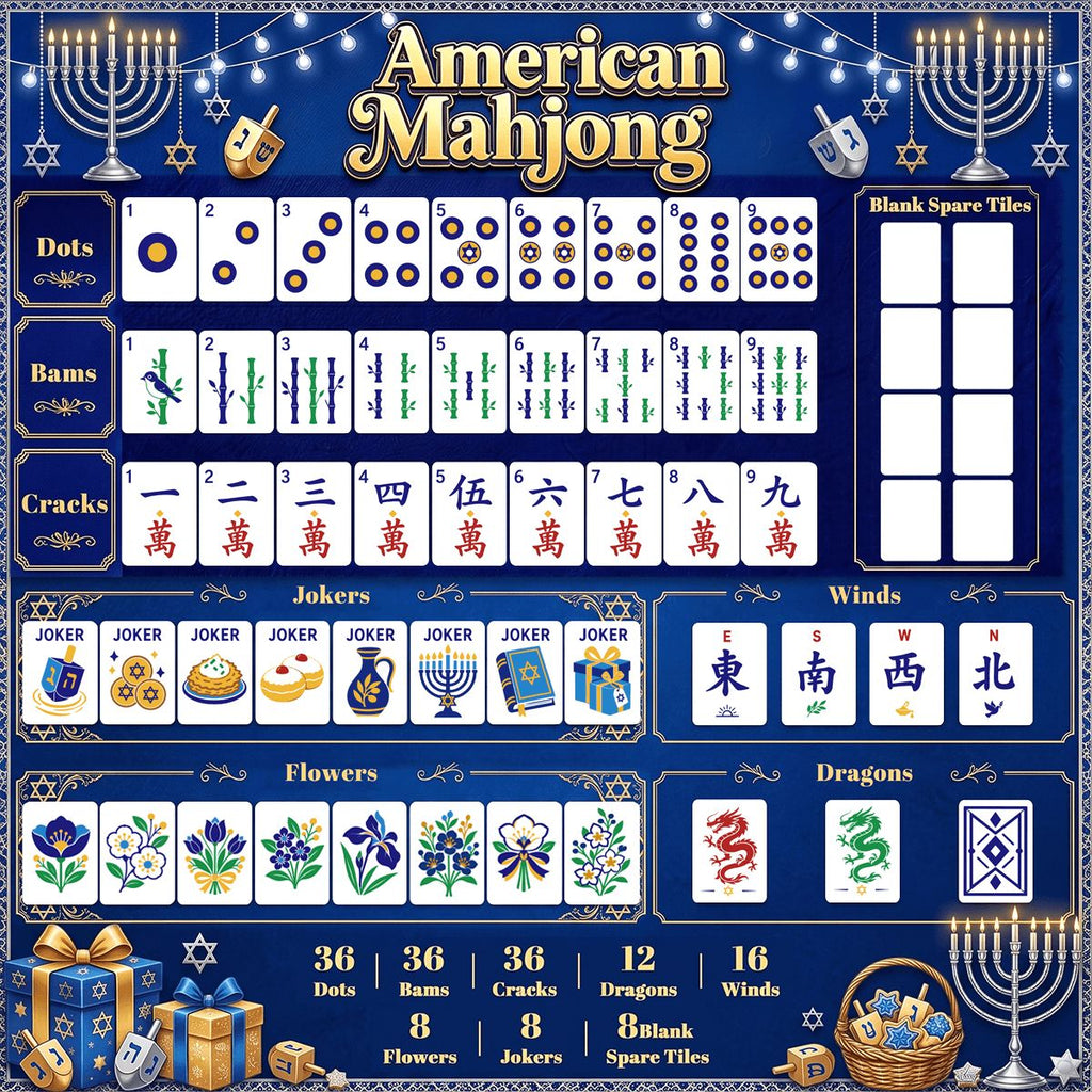 Heritage Hanukkah Mahjong Set