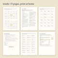 Inside the Boxing Day, Sorted printable game pack: bingo, charades and Kris Kringle pages