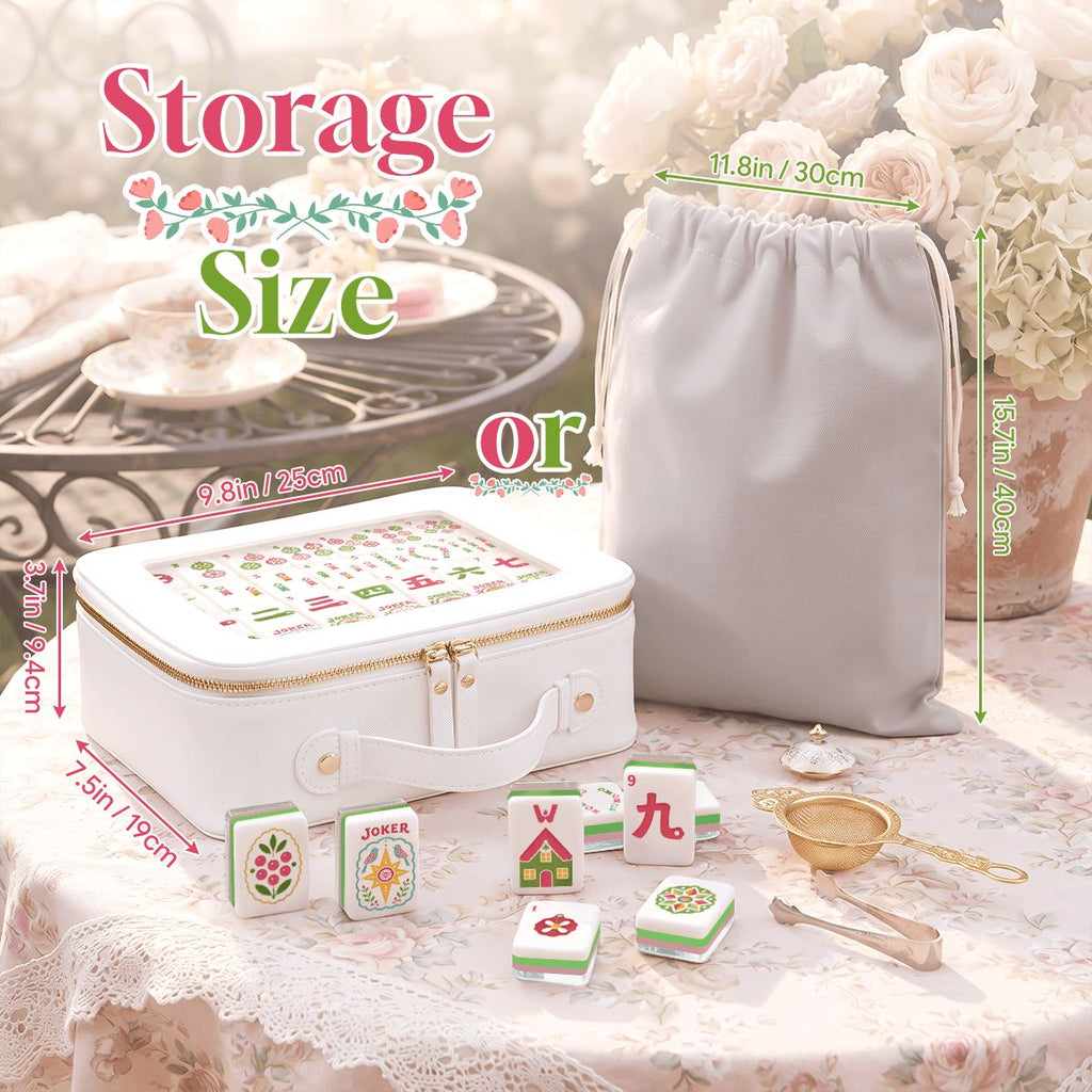 Scandi Folk Christmas Mahjong Set