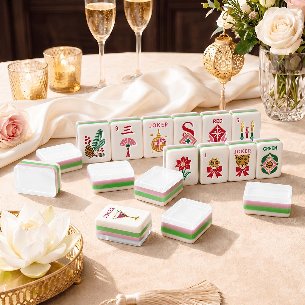 Glam Holiday Mahjong Set