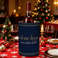 silent hype wine chiller on a Christmas table