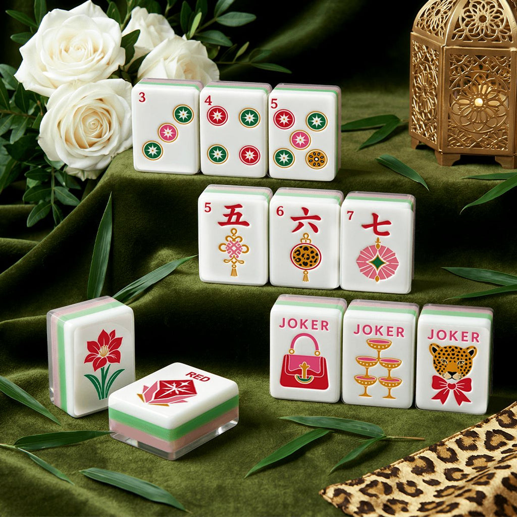 Glam Holiday Mahjong Set