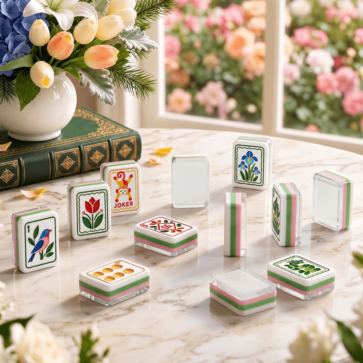 Modern Folk Mahjong Set