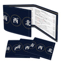 Seat winds mahjong card holders and line finders
