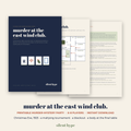 Murder at the East Wind Club printable murder-mystery party cover